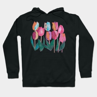 Colorful tulips Hoodie